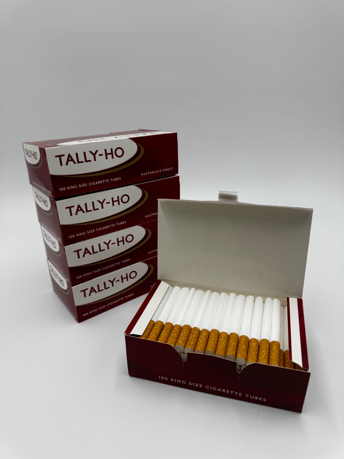 One Pack of King Size Tally-Ho Filter Tubes. 100 Tubes Per Pack