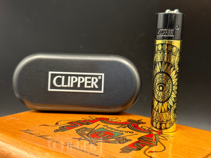Fully Metal Clipper  Lighter In A Gift Box.