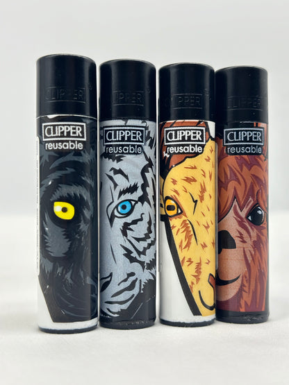 1 X Clipper Reusable Lighter. Designs selected randomly