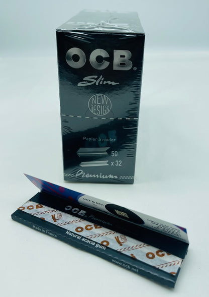 One Full Pack of OCB Slim King size Rolling Papers. Total of 50 Booklets