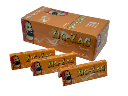 3 X booklets Zig-Zag Liquorice Cigarette Rolling Papers. Total of  3 Booklets