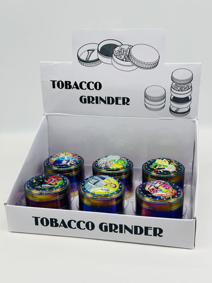 Rick and Morty Metal Herb Tobacco Grinder Hand Muller Smoke Crusher Spice