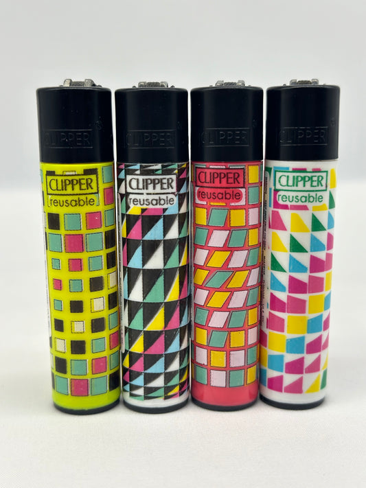 1 X Clipper Reusable Lighter. Designs selected randomly