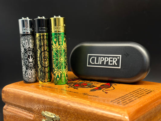 Fully Metal Clipper  Lighter In A Gift Box.