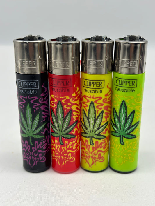 1 X Clipper Reusable Lighter. Designs selected randomly